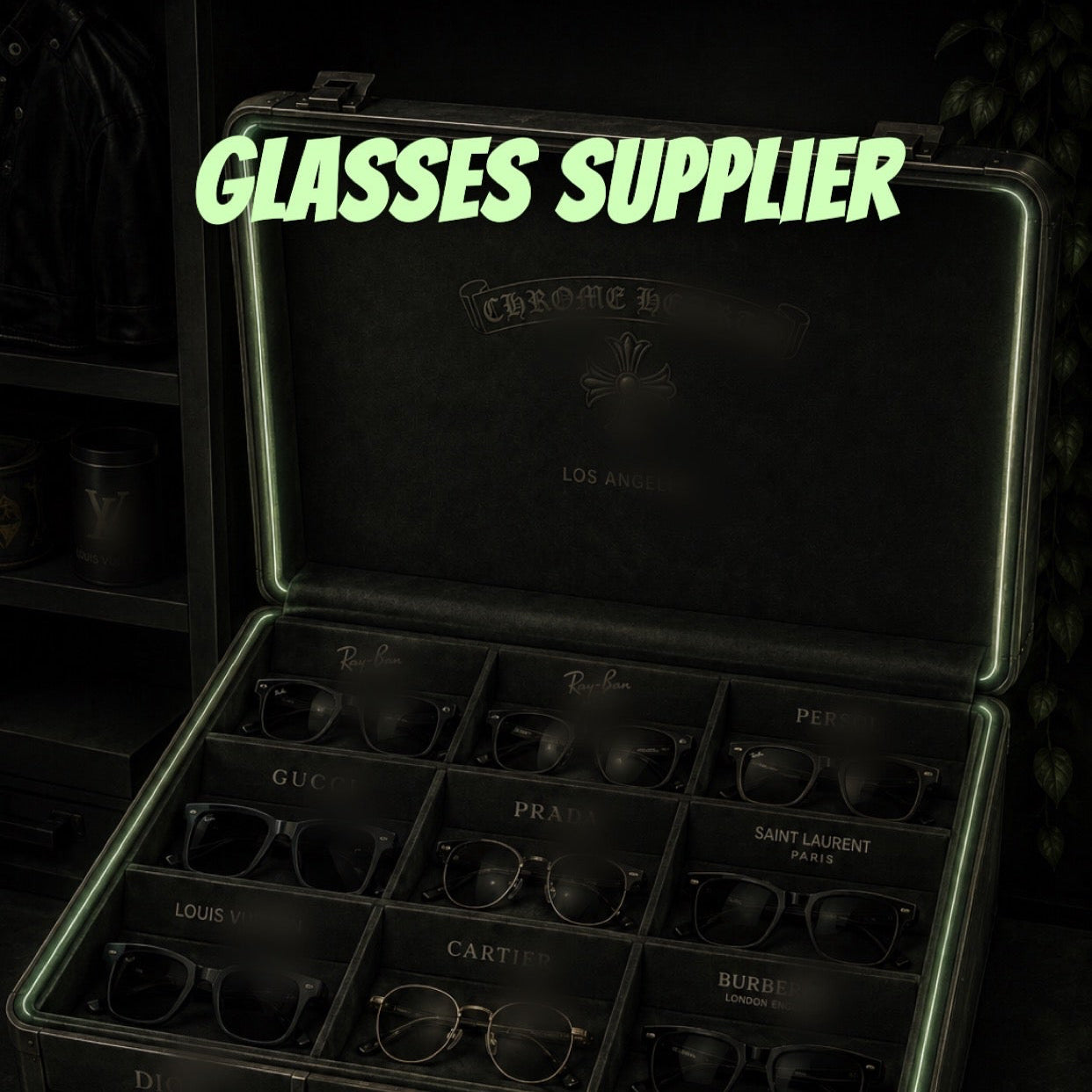 Top glasses.